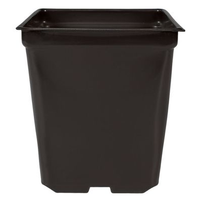 Grow1 Square Pot Black 5x5 inch width 4.5 inch height 1/ each