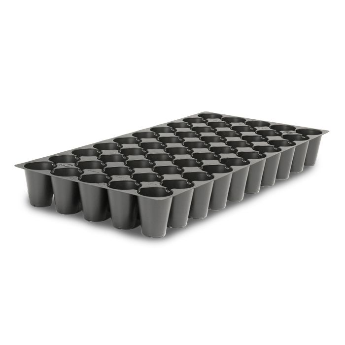 Landmark Plastics 1020 Propagation Plug Tray Insert Sheet Thermoformed with Burned Drain Holes 10.42x20.85 inch 50 cell 2 top x 2.38 deep inch Round 1/ each