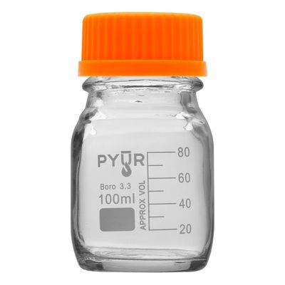 Pyur Glass Storage Bottle with GL45 Screw Cap