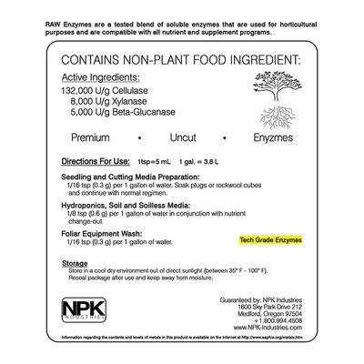 NPK Industries RAW Enzymes