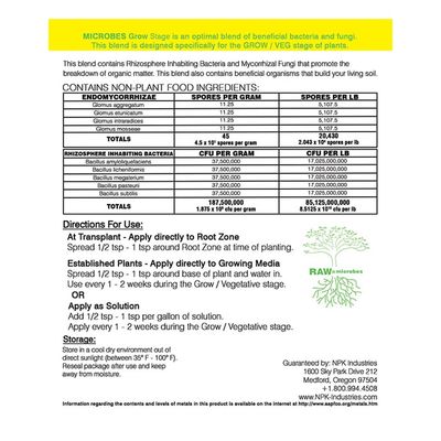 NPK Industries RAW Microbes Grow