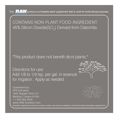 NPK Industries RAW Silica 0-0-3