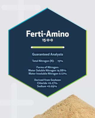 Ferti-Organic Ferti-Amino 15-0-0 50 pound 23 kilogram 1/ each