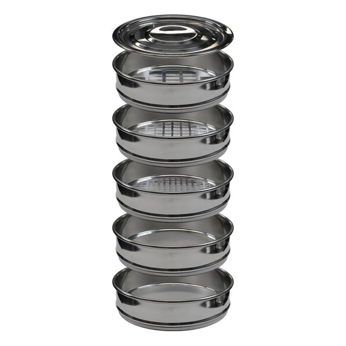 Bubble Magic Bud Sorter Kit with Lid &amp; 5 Sorting Trays Commercial Stainless Steel