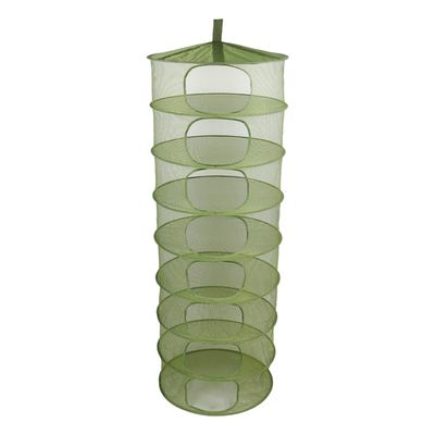 Grow1 Drying Rack Round Collapsible 8 Layer Partially Enclosed
