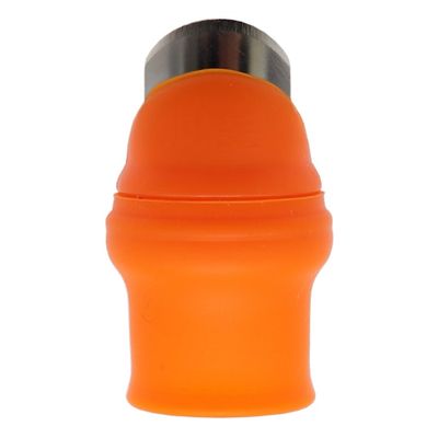 Grow1 Orange Deleafer Knife Finger Silicone