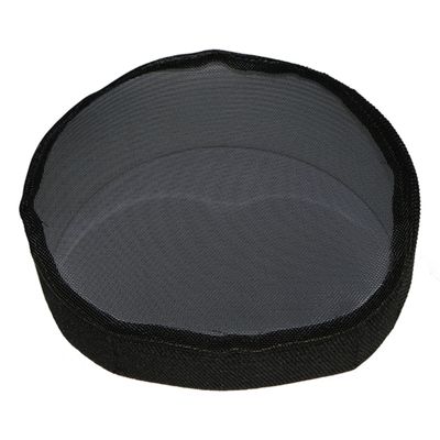 Bug Net Filter for Intake Fans Machine Washable with an Elastic Opening and Stick On Velcro Strips Black