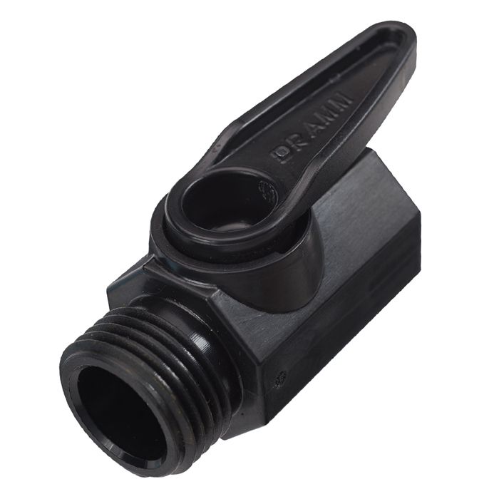Dramm Hose-End Shut Off Valve Full Flow Male &amp; Female