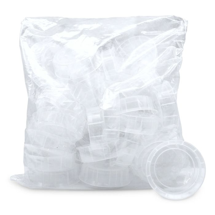MicroCLONE Tissue Culture Snap On Lids Polypropylene fits Common Jars used for Baby Food, etc. 30/ pack
