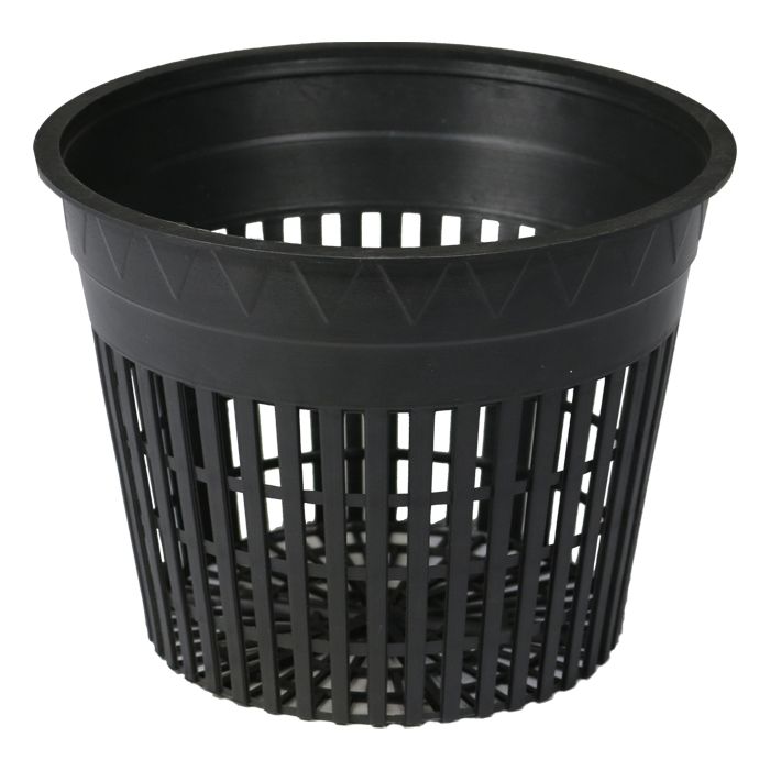 Grow1 Round Injection Mesh Net Cup Black