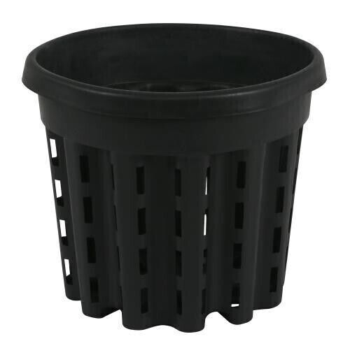 Gro Pro Grow1 Round Pot Aeration Root Master Pruning Pot Black
