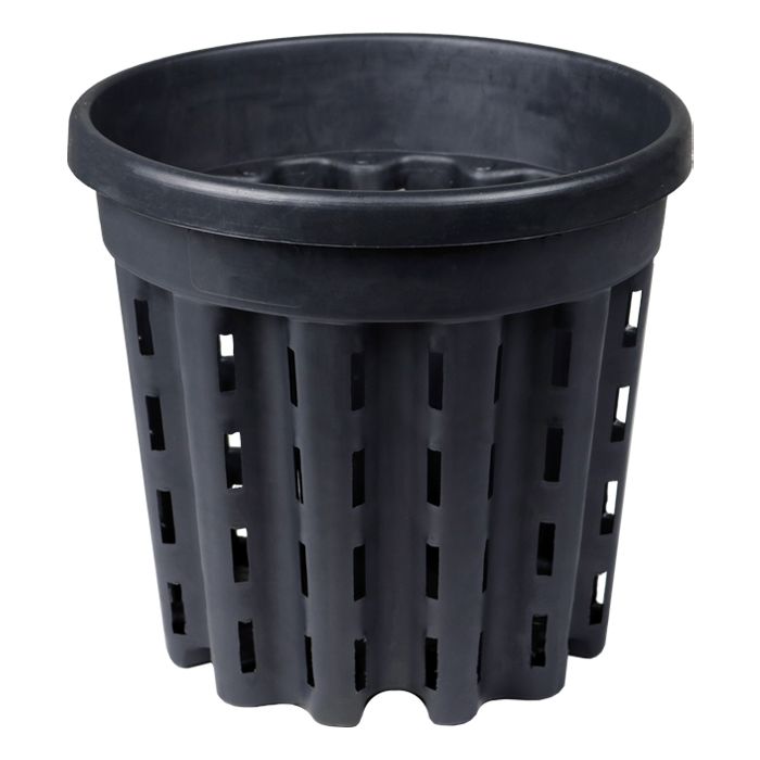 Gro Pro Grow1 Round Pot Aeration Root Master Pruning Black
