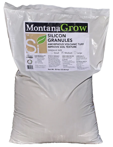Montana Grow Silica Silicon Dioxide SiO2 0-0-5 Granules with Trace Minerals