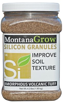 Montana Grow Silica Silicon Dioxide SiO2 0-0-5 Granules with Trace Minerals