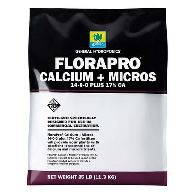 General Hydroponics Flora Pro Ca Plus Micros 14-0-0 General Hydroponics Flora Pro Ca Plus Micros 14-0-0
