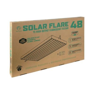 Solar Flare T5 Fluorescent Light System Complete Fixture 4 foot 8 lamp 240 volt