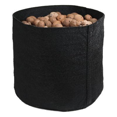 One Deal Round Fabric Pot Black no Handles
