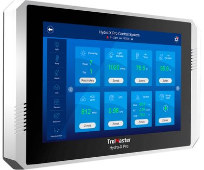 TrolMaster Hydro-X Pro Controller with Cable Set &amp; Mobile App Temperature, Humidity, CO2, Light HCS-2