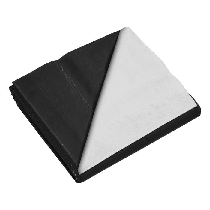 Grow1 Woven Film UV Protection 9 mil Black &amp; White