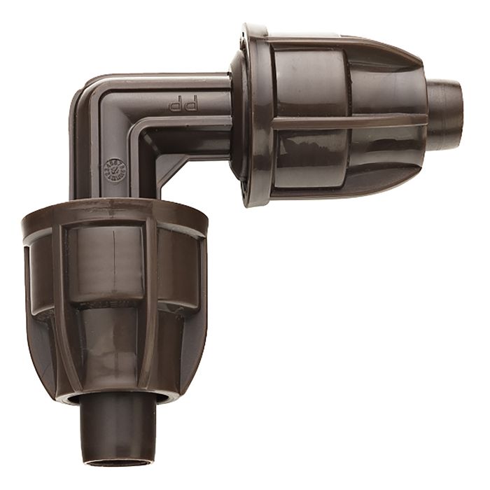 Netafim TechLock Connector Fitting Elbow Insert 17 millimeter 25/ pack