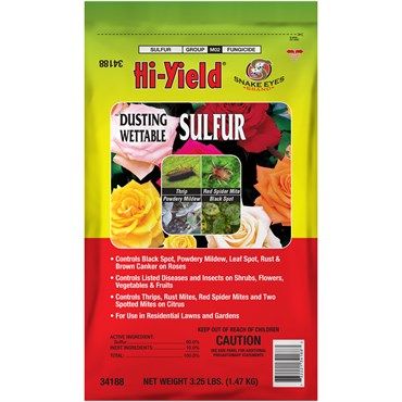 Hi-Yield Dusting Wettable Sulfur Granules