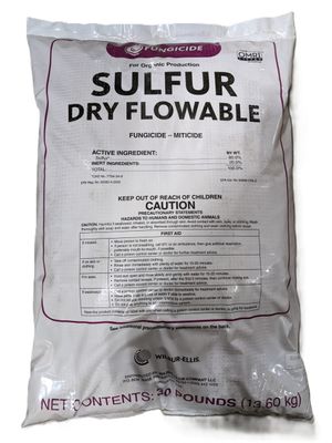 Wilbur Ellis Sulfur Dry Flowable Granular 30 pound 1/ each
