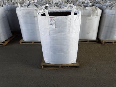 OBS Biochar Raw Carbon Soil Amendment 54 cubic foot 2 cubic yard 550 pound 2 totes/ skid