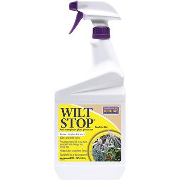 Bonide Wilt Stop Plant Protector 5% Pinene - Ready to Use RTU w/ Trigger Sprayer Botttle 1.3 quart 1.2 liter 40 fluid ounce 1/ each