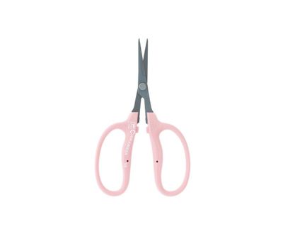 Chikamasa Scissors Stainless Steel Elastomer Grip Slanted Blade with Fluorine
