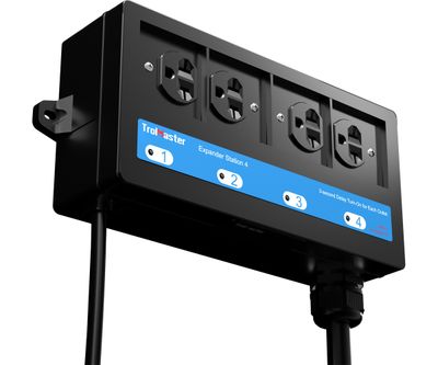 TrolMaster Expander Station 4-Outlet with Trigger Cable for Multi Device Control 4RS-1