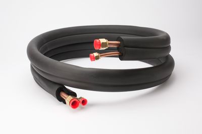 GREE Mini Split Line Set &amp; Insulation 14 AWG 4 Wire 1/4x5/8x25 foot
