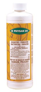 Physan 20 Bactericide Disinfectant Fungicide Virucide Algaecide Solution 1 pint 500 milliliter 1/ each