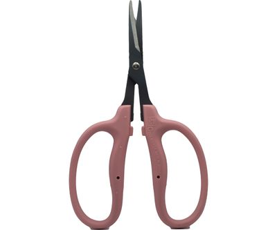 Chikamasa Scissors Stainless Steel Elastomer Grip Curved Blade with Fluorine