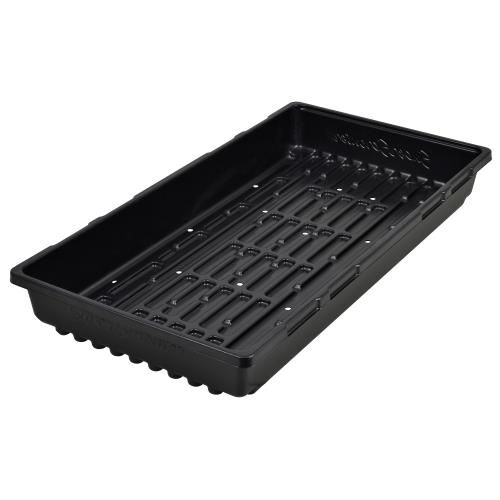 Super Sprouter SunBlaster 1020 Propagation Plug Tray Flat Black with Holes 10x20 inch Quad Thick 1/ each