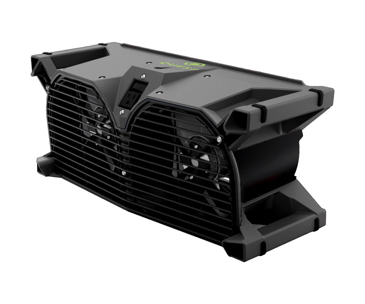 Quest F10 Dual-Axial Air Mover Black