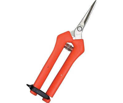 Chikamasa Spring-loaded Straight Blade Stainless Steel Pruners no Fluorine TP-500S