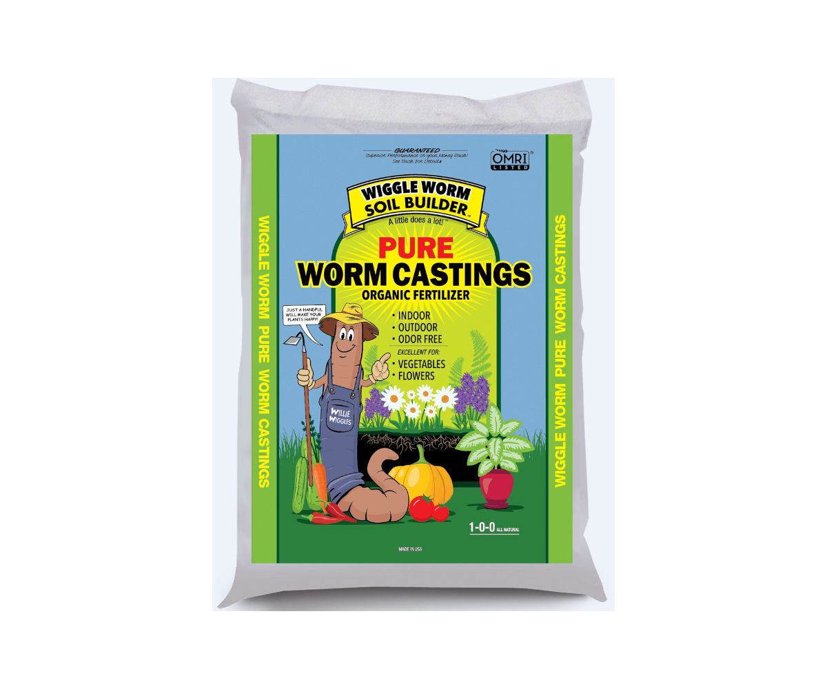 Wiggle Worm Pure Castings Soil Builder 0.5 cubic foot 14.2 liter 15 pound 6.8 kilogram 1/ each