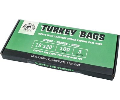 Trapper's Choice Turkey Bags 18x20 inch 3 gallon 100/ pack