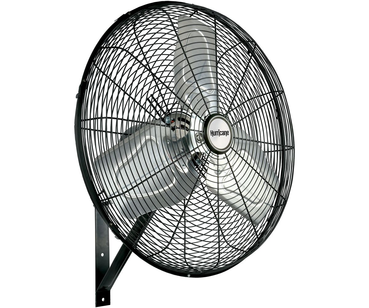 Hurricane Pro Metal Commercial Grade Wall Mount Fan Oscillating 3 speed 30 inch 7250 CFM