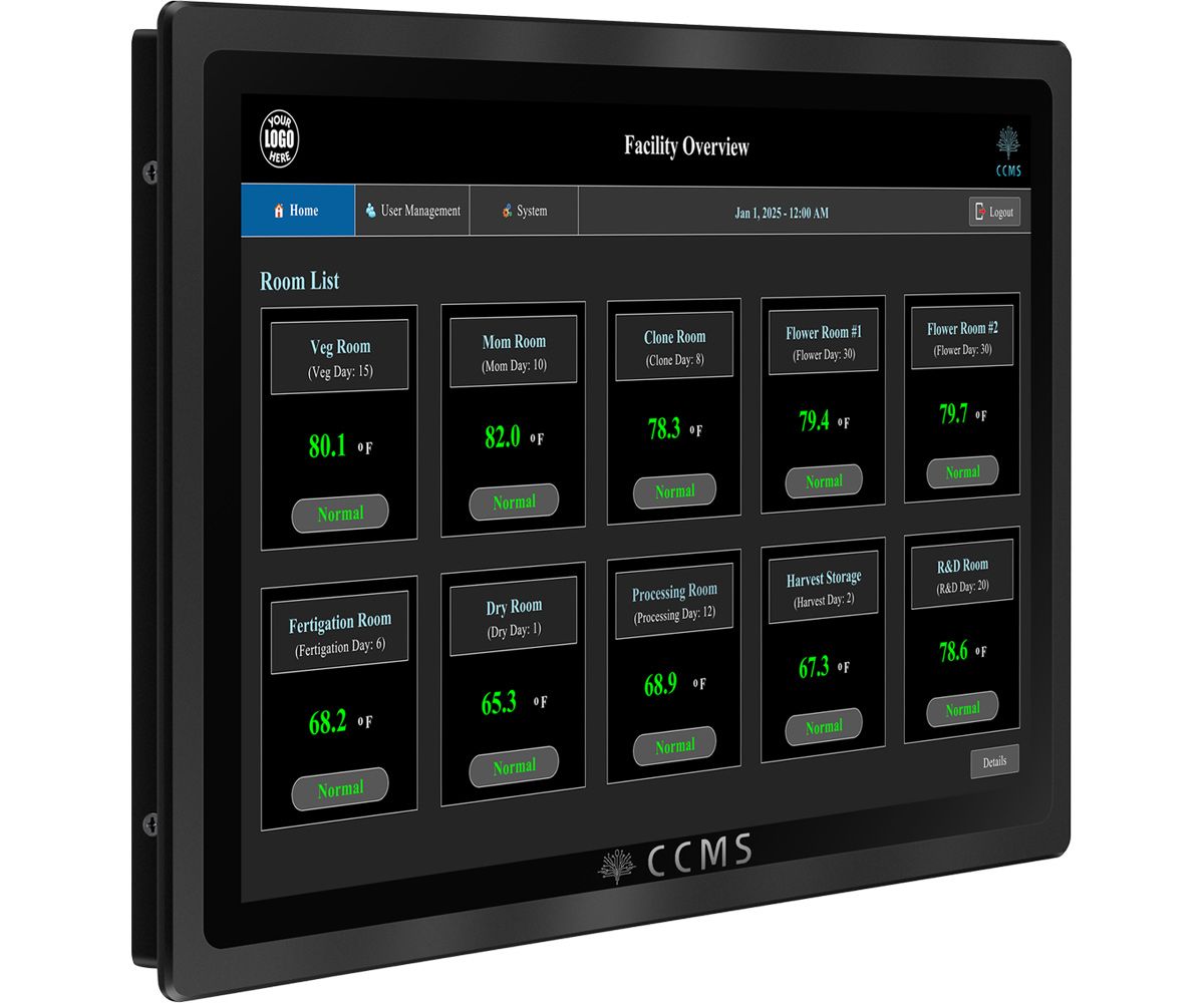 CCMS Cultivation Control/ Monitoring System Black