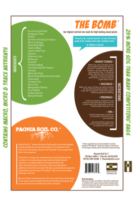 Paonia Soil Living Super Soil The Bomb with 50/50 Coco Peat Base