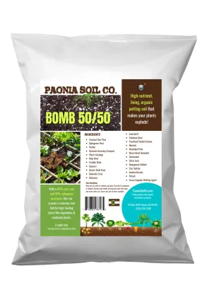 Paonia Soil Living Super Soil The Bomb with 50/50 Coco Peat Base