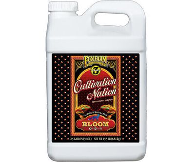 FoxFarm Cultivation Nation Liquid Bloom 0-5-4 2.5 gallon 10 liter 1/ each