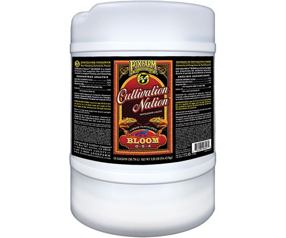 FoxFarm Cultivation Nation Liquid Bloom 0-5-4 2.5 gallon 10 liter 1/ each