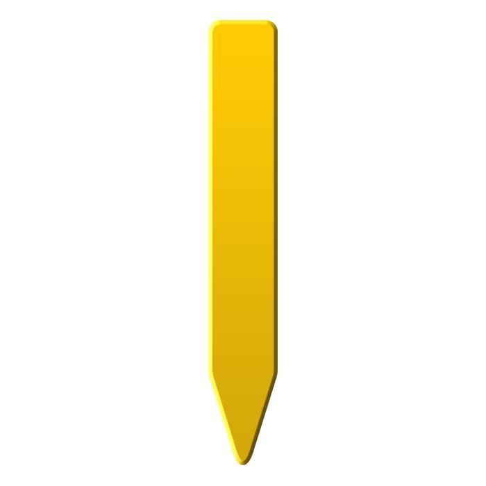 Grow1 Plant Stake Labels Yellow 1000/ pack