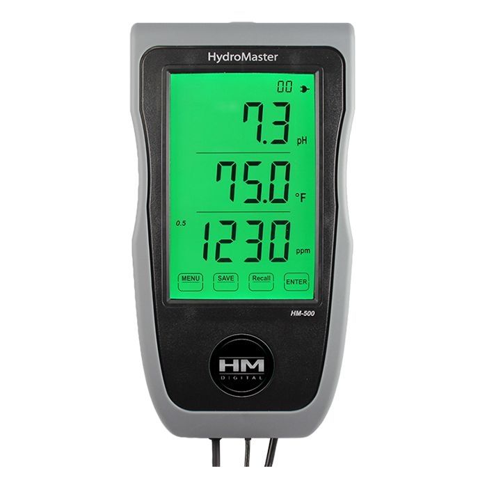 HM Digital Hydromaster Meter pH/TDS/EC/Temp Portable or Wall Mount Monitor HM-500
