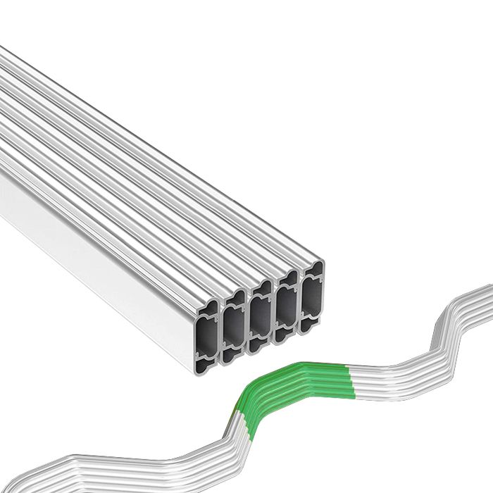 Grow1 Greenhouse Wiggle Wire and Aluminum U-Shape Channel For 6.5 foot White 10/ pack