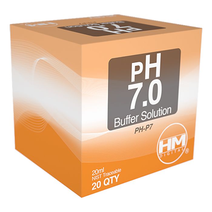 HM Digital Solution pH 7.0 Calibration 20 milliliter 20/ pack