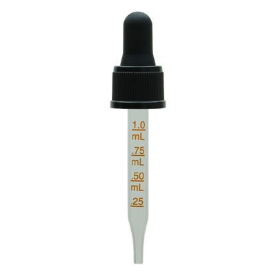 Pyur Amber Glass Tincture Graduation Dropping Bottle