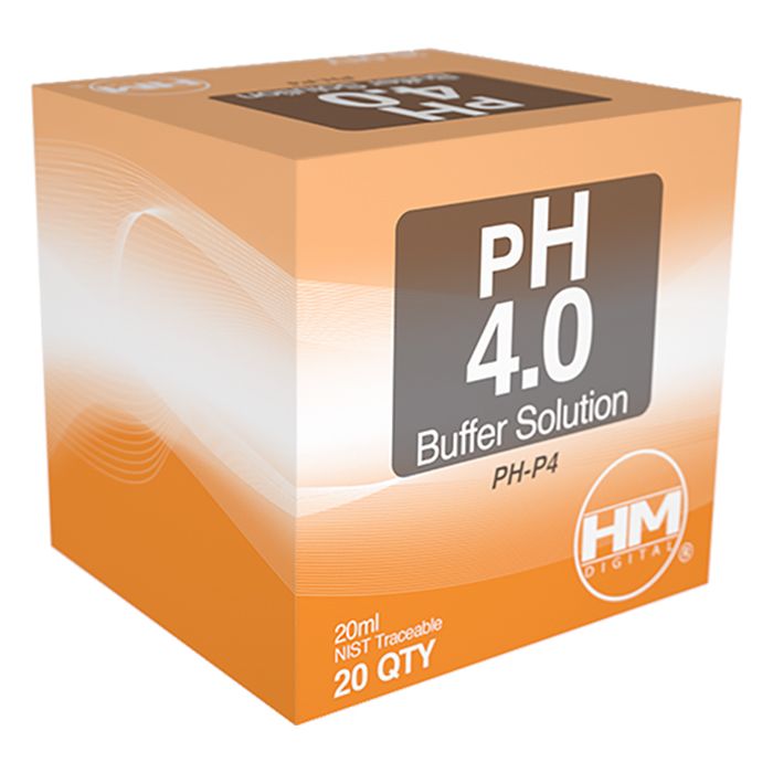 HM Digital Solution pH 4.0 Calibration 20 milliliter 20/ pack
